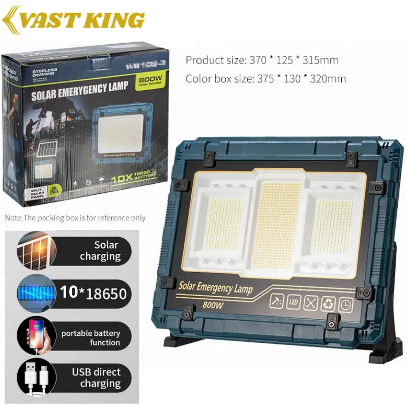 PROJECTEUR SOLAIRE 800W VAST KING MMT8-3 