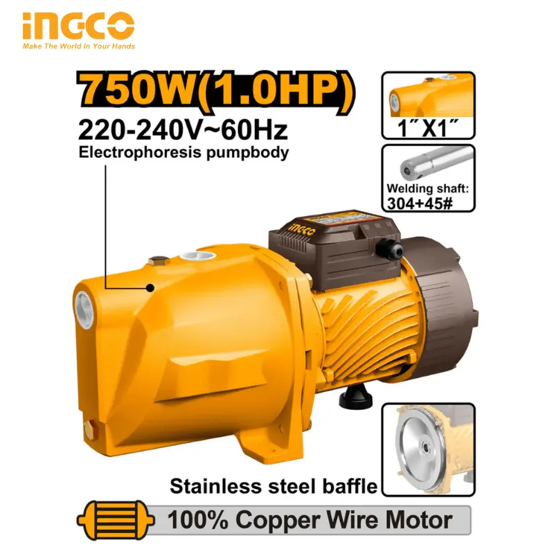 POMPE PÉRIPHÉRIQUE 1HP INGCO JP075068