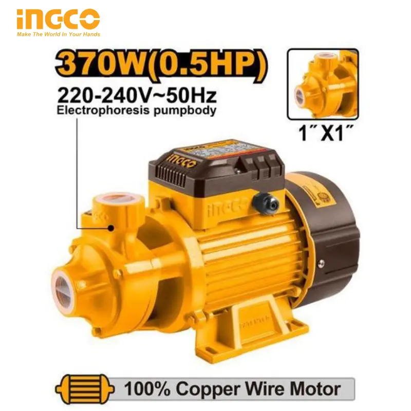POMPE À EAU 0.5 HP 370W INGCO VPM370268