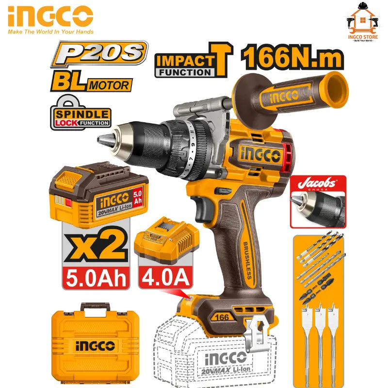 BRUSHLESS CORDLESS IMPACT DRILL CIDLI201668