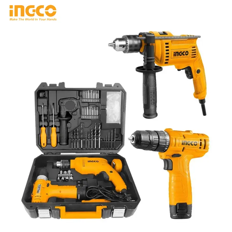 COFFRE 108PCS VISSEUSE 12V PERCEUSE 680W INGCO HKTHP11081
