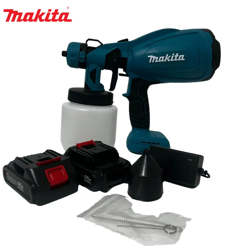 PISTOLET DE PEINTURE MAKITA AVEC 2 BATTERIES 2521-17