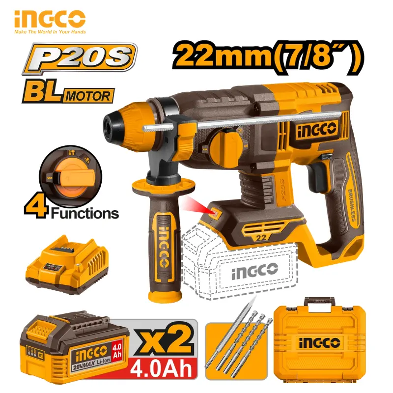 CORDLESS ROTARY HAMMER INGCO CRHLI212282
