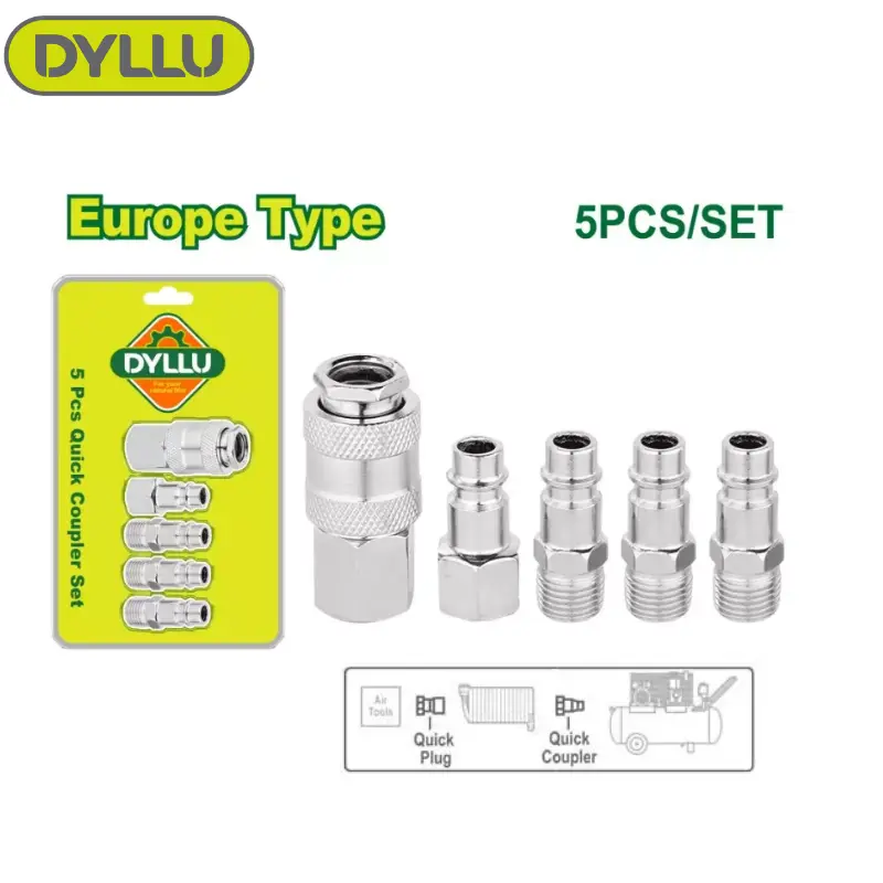 5 PCS QUICK COUPLER SET DYLLU DTQP3670