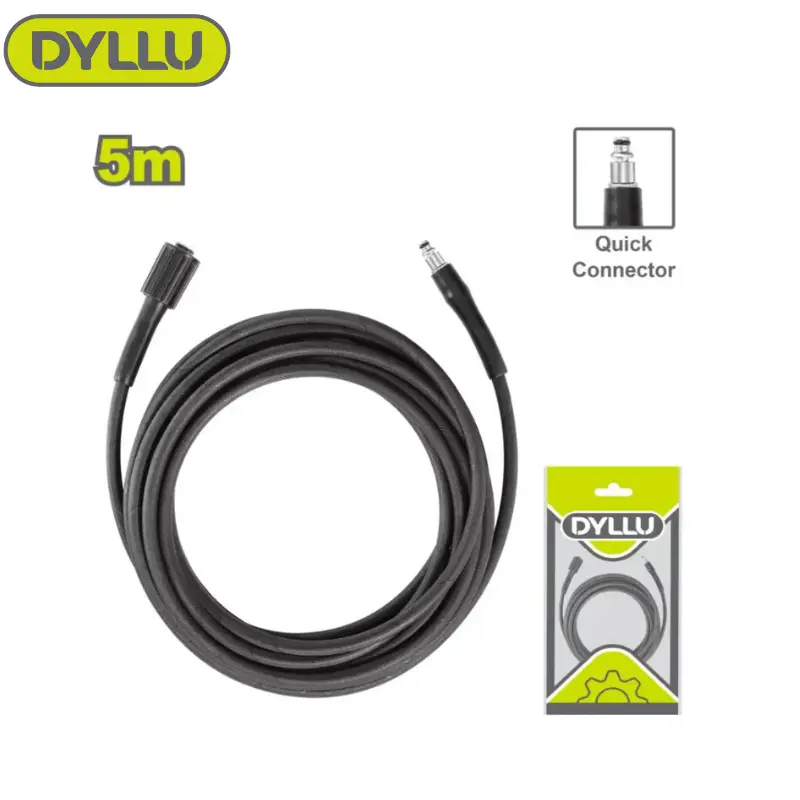 FLEXIBLE HAUTE PRESSION 5 M AVEC RACCORD RAPIDE DYLLU DTXN3915
