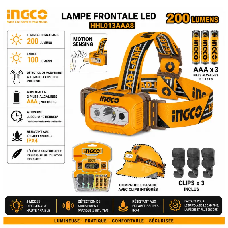 HEADLAMP INGCO HHL013AAA8