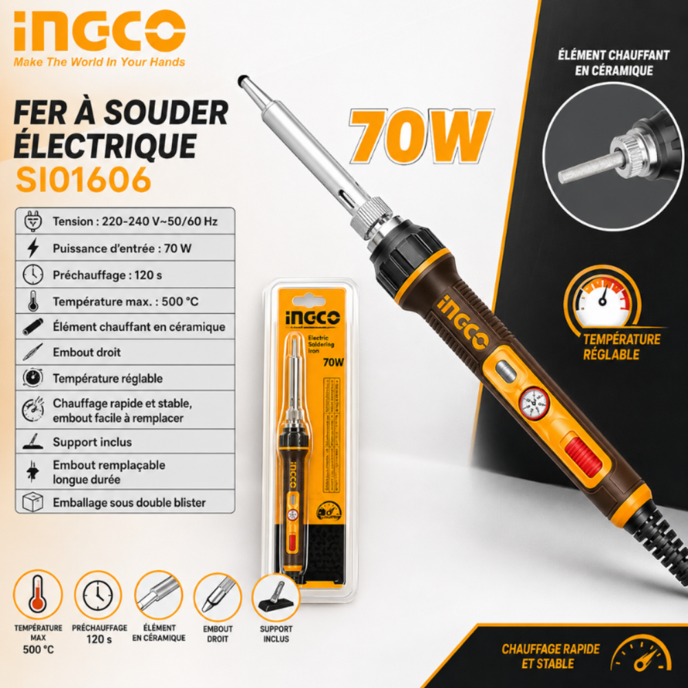 FER À SOUDER ÉLECTRIQUE 70W SI01606