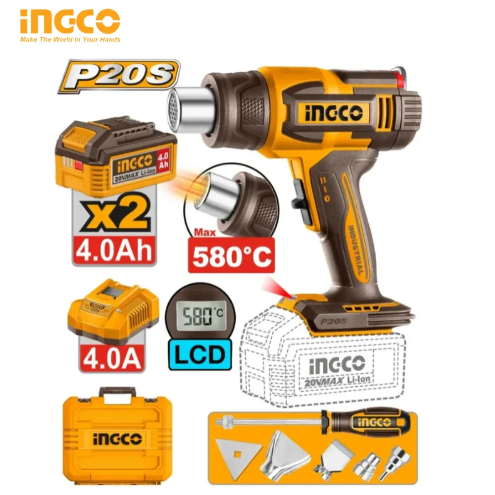 DECAPEUR THERMIQUE AVEC 2 BATTERIES HGLI20582
