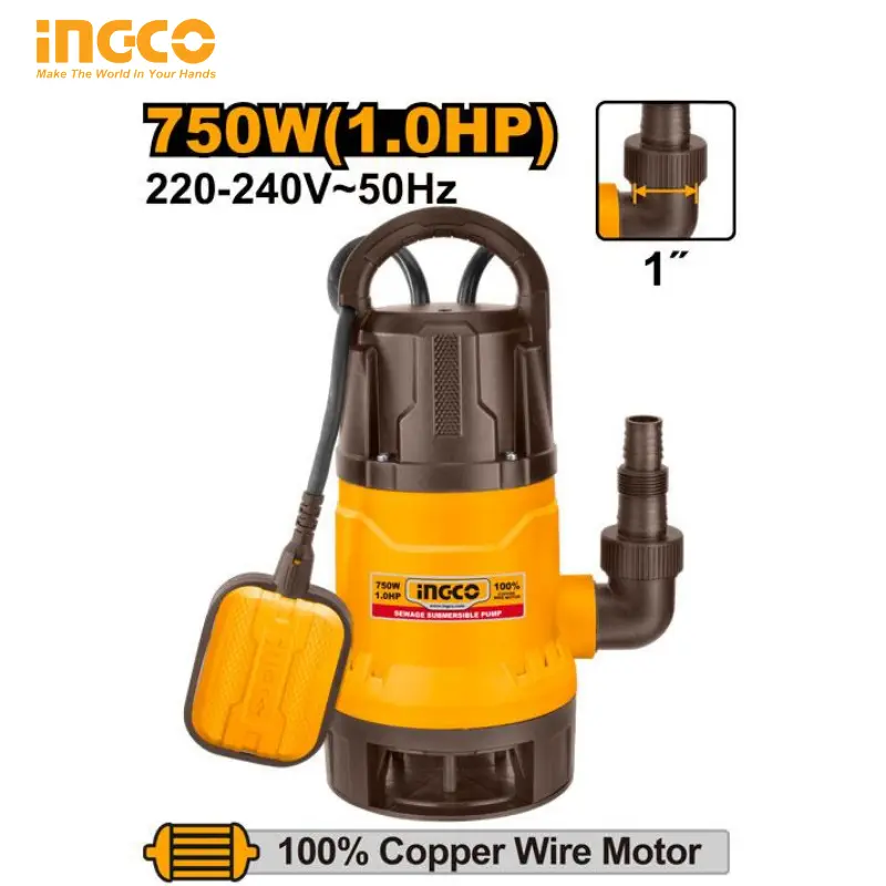 POMPE VIDE CAVE 1HP 750W INGCO SPD7508