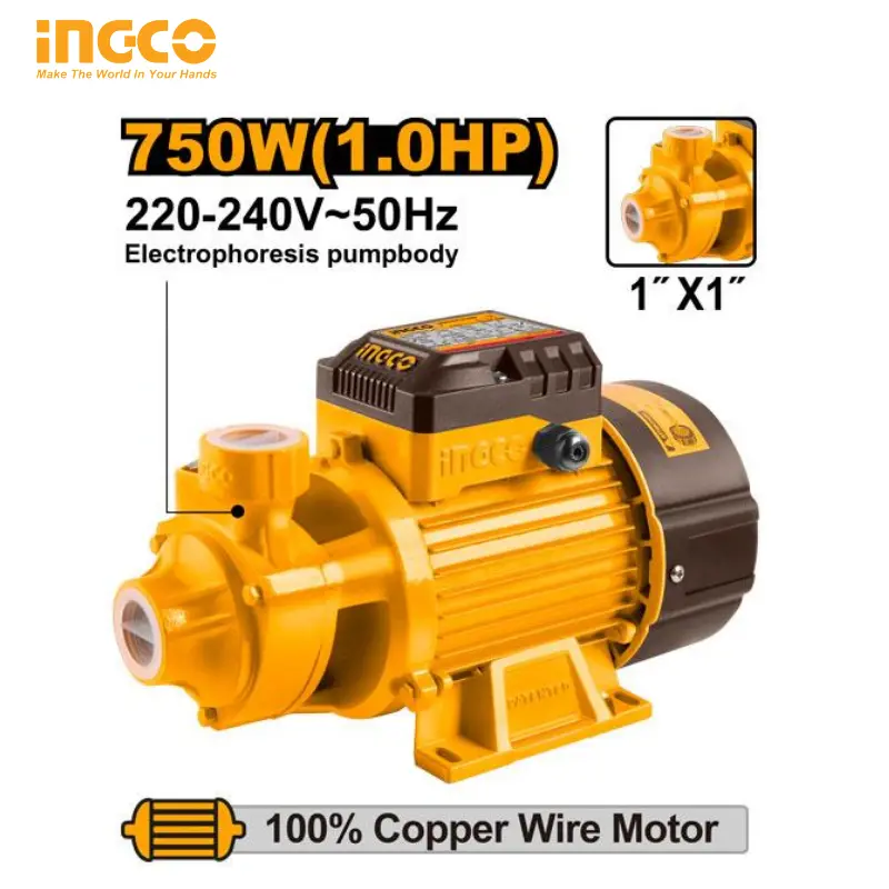 POMPE À EAU 1 HP 750W INGCO VPM75068