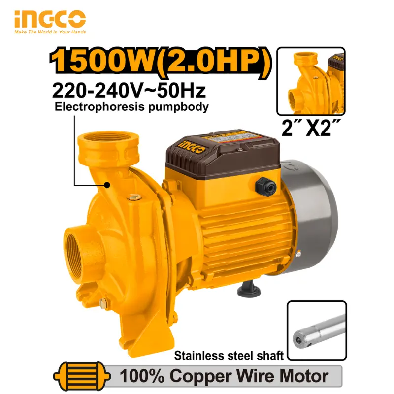 POMPE A EAU 2HP 1500W INGCO MHF15008