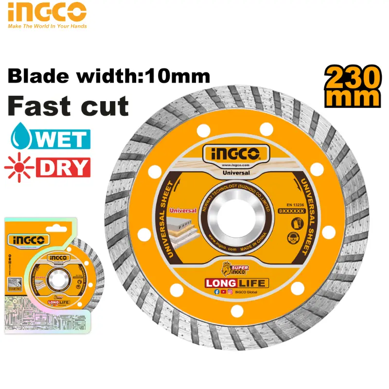 DISQUE DIAMANTÉ TURBO INGCO DMD032302