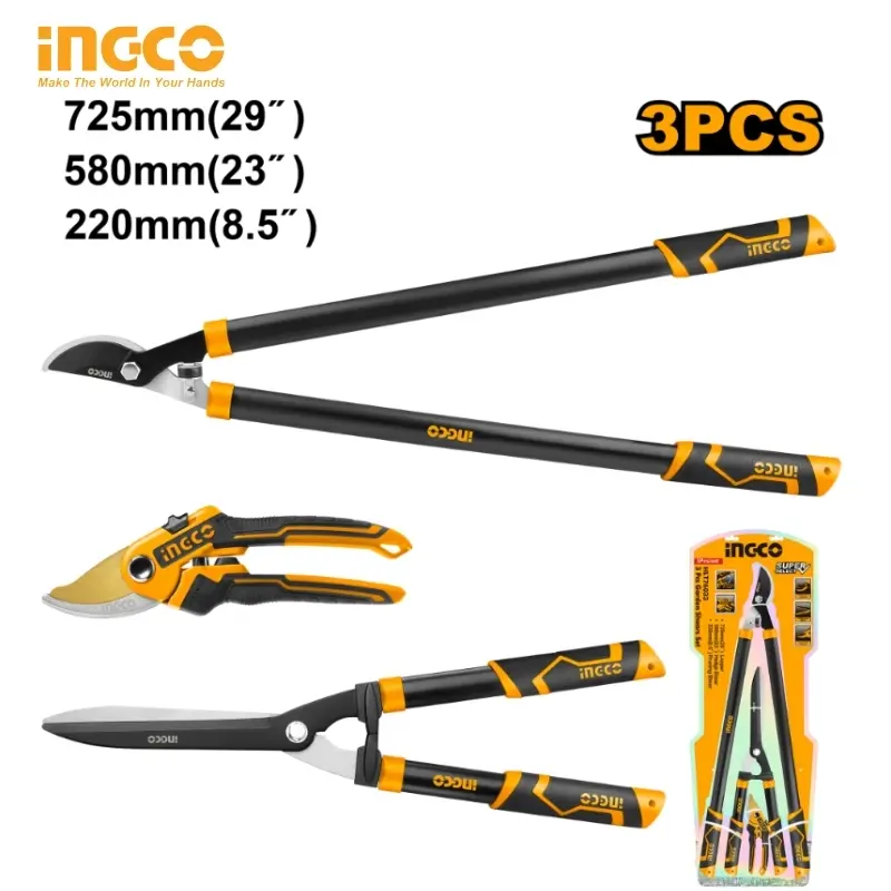 CISAILLES DE JARDIN 3PCS INGCO HLT76033