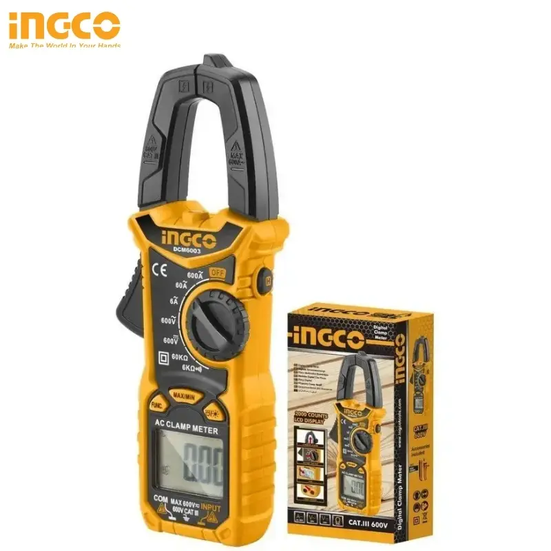PINCE MULTIMÈTRIQUE INGCO CAT.III 600V DCM6003 